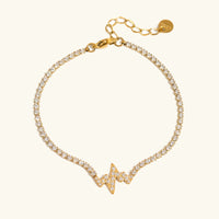 [LOVE LUCKY]Annette Diamond Pulse Bracelet