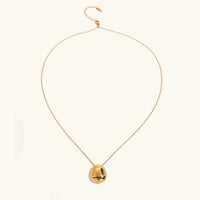 [LOVE LUCKY]Claribel Gold Dome Necklace