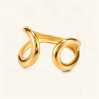 [LOVE LUCKY]Jackie Twisted Band Ring