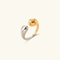 [LOVE LUCKY]Seren Two Tone Gold Ring