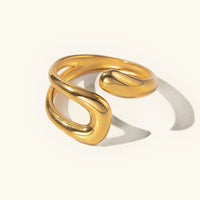 [LOVE LUCKY]Bernice Open Ended Gold Ring