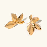 [LOVE LUCKY]Velle Gold Petal Earrings