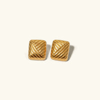 [LOVE LUCKY]Inez Gold Earrings