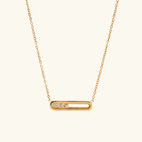 [LOVE LUCKY]Abby Sculpted Gold Pendant