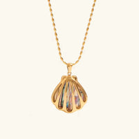 [LOVE LUCKY]Nixie Gold Seashell Pendant