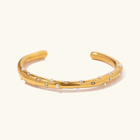 [LOVE LUCKY]Corisande Gold Bangle