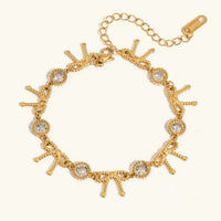 [LOVE LUCKY]Honora Ribbon Knot Diamond Bracelet