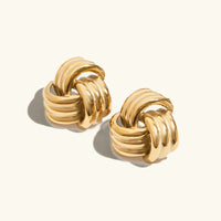 [LOVE LUCKY]Avielle Chunky Gold Knot Earrings