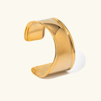 [LOVE LUCKY]Nellie Smooth Gold Cuff