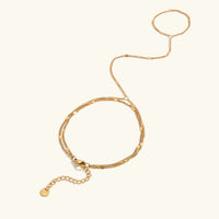[LOVE LUCKY]Mimi Golden Hand Chain