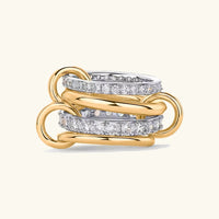 [LOVE LUCKY]Juno Stacked Diamond Ring
