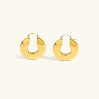 [LOVE LUCKY]Kayleigh Chunky Hoop Earrings