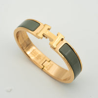 [LOVE LUCKY]H BRACELET BLUE GREEN 12MM