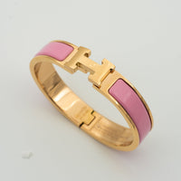 [LOVE LUCKY]H PINK BRACELET