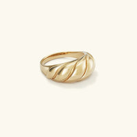 [LOVE LUCKY]Lorelei Gold Croissant Ring