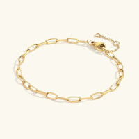 [LOVE LUCKY]Maybelle Gold Paperclip Chain Bracelet