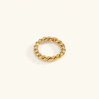 [LOVE LUCKY]Melody Gold Twist Ring
