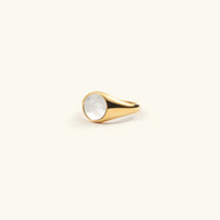 [LOVE LUCKY]Mother Of Pearl Gold Ring
