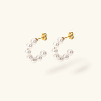 [LOVE LUCKY]Nina Pearl Earrings