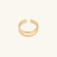 [LOVE LUCKY]Olivia Layered Gold Ring