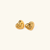 [LOVE LUCKY]Milena Heart Gold Earrings