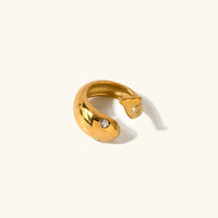 [LOVE LUCKY]Etta Gold Serpent Ring