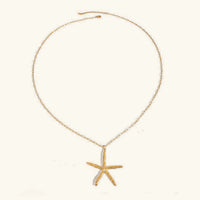 [LOVE LUCKY]Claudia Gold Starfish Necklace