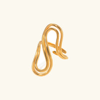 [LOVE LUCKY]Halle Abstract Gold Ring