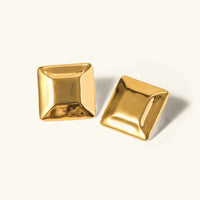 [LOVE LUCKY]Fischer Chunky Pillow Earrings