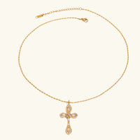 [LOVE LUCKY]Olea Diamond Crucifix