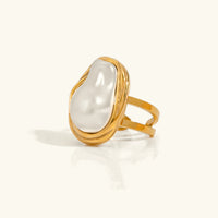 [LOVE LUCKY]Charis Gold Pearl Ring