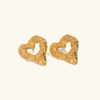 [LOVE LUCKY]Helene Heart Earrings