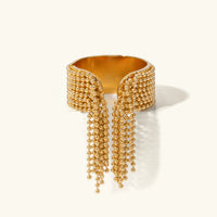 [LOVE LUCKY]Krystelle Gold Tassel Ring