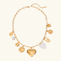[LOVE LUCKY]Lianne Gold Heart Locket