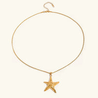 [LOVE LUCKY]Tammy Gold Starfish Necklace