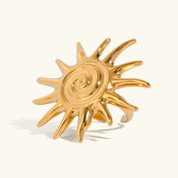 [LOVE LUCKY]Solstice Golden Sun Ring