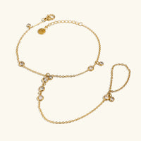 [LOVE LUCKY]Elina Diamond Hand Chain