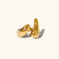 [LOVE LUCKY]Abstract Gold Ring