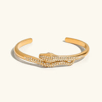 [LOVE LUCKY]Rosalee Serpentine Diamond Bangle