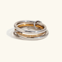 [LOVE LUCKY]Belinda Diamond Ring Stack