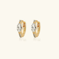 [LOVE LUCKY]Mariah Mini Diamond Hoops