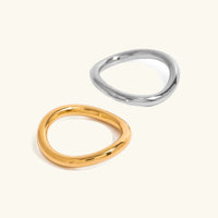 [LOVE LUCKY]Miley Gold & Silver Layered Rings
