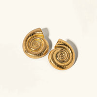 [LOVE LUCKY]Nauticia Gold Shell Earrings