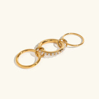 [LOVE LUCKY]Mikayla Stacked Freshwater Pearl Ring