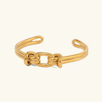 [LOVE LUCKY]Luce Gold Knot Bangle