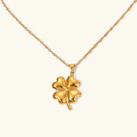 [LOVE LUCKY]Ella Clover Gold Necklace