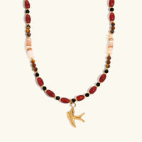 [LOVE LUCKY]Sierra Tiger Eye Beads Necklace