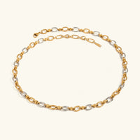 [LOVE LUCKY]Addison Two Tone Gold Necklace