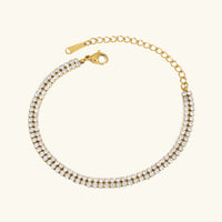 [LOVE LUCKY]Florabelle Double Tennis Bracelet