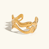 [LOVE LUCKY]Anissa Wavy Gold Bracelet